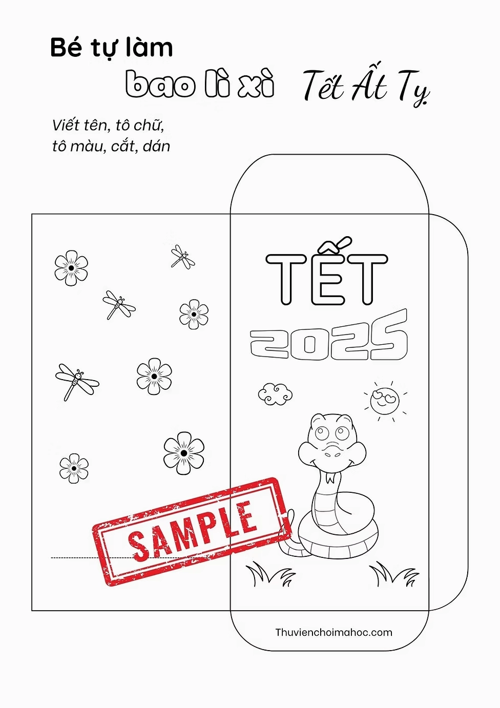 Mẫu bao lì xì tết đẹp và sáng tạo