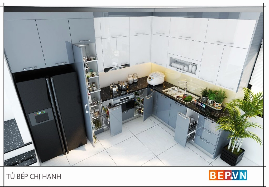 Mẫu bếp đẹp và hiện đại