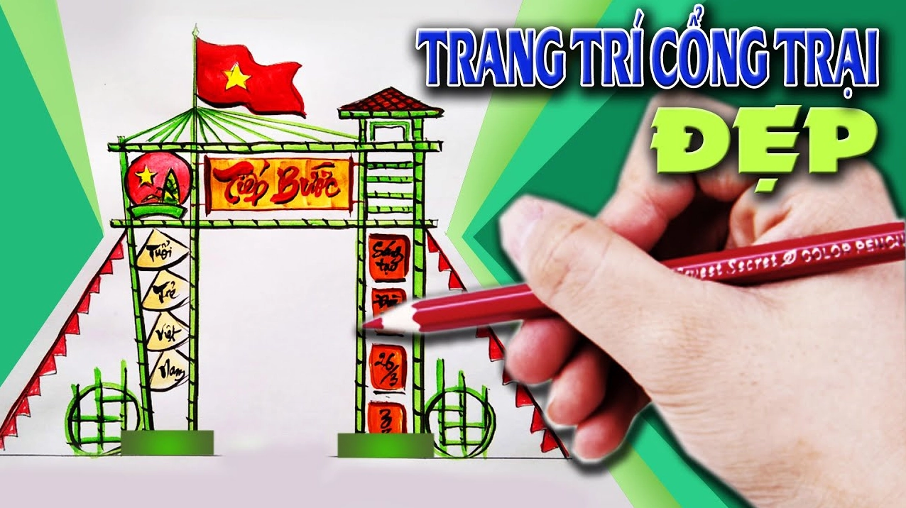 Mẫu cổng trại ấn tượng
