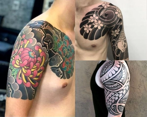 Mẫu hình xăm bắp tay nhỏ cho nam