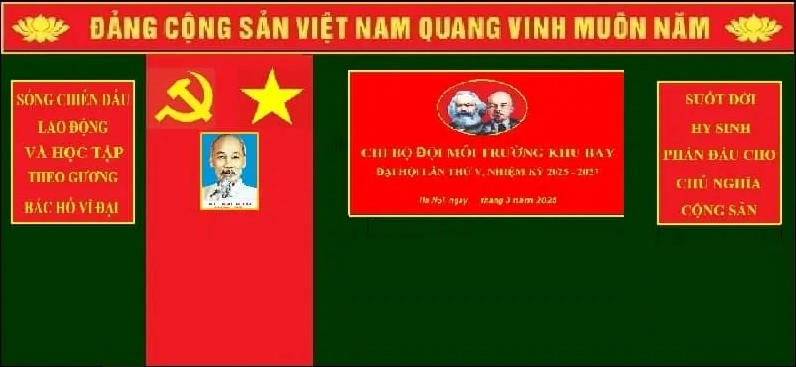Mẫu khánh tiết cho sân khấu hội trường