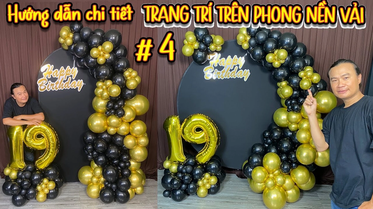 Mẫu trang trí bóng bay đẹp