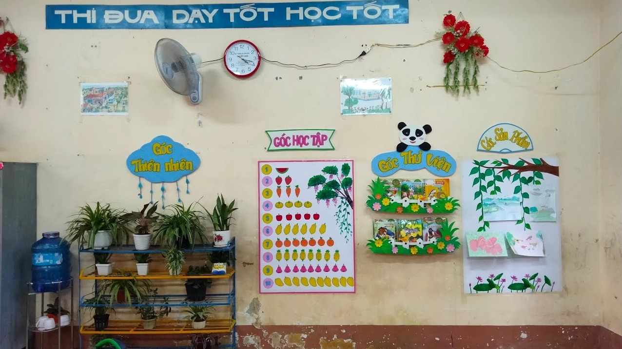 Mẫu trang trí phòng học đẹp và hiện đại