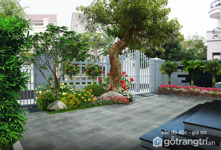 Mẫu trang trí sân vườn đẹp