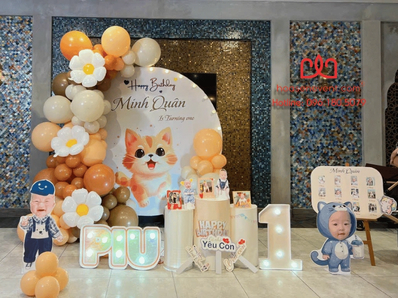 Mẫu trang trí thôi nôi cho bé gái tông hồng pastel