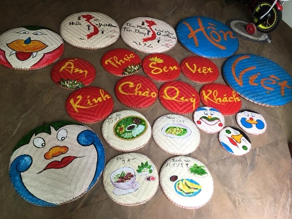 Mẹt tre vẽ phong cảnh