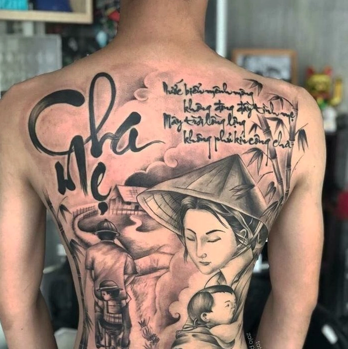 Nghệ sĩ xăm hình cho nam
