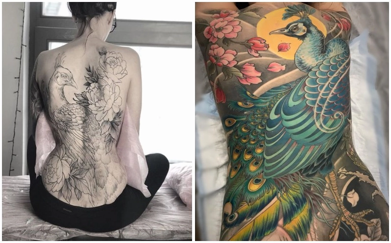 Nhiều mẫu hình xăm lưng đẹp