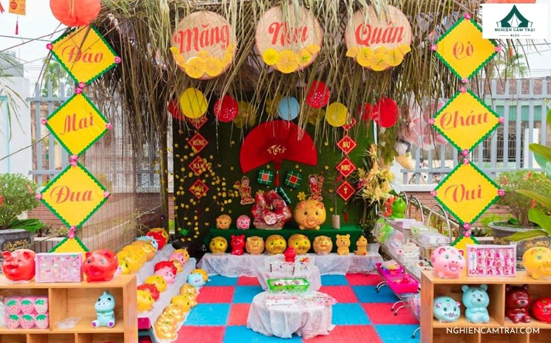 Đồ trang trí DIY cho lều trại