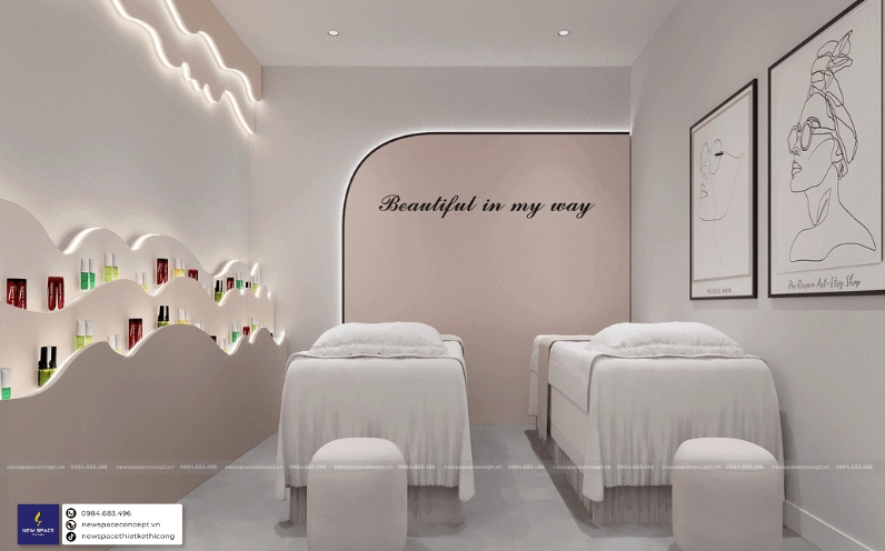 Phòng chờ spa sang trọng