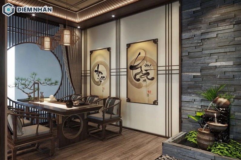 Phòng trà với yếu tố thiên nhiên