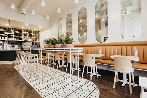 Quán cafe phong cách tối giản