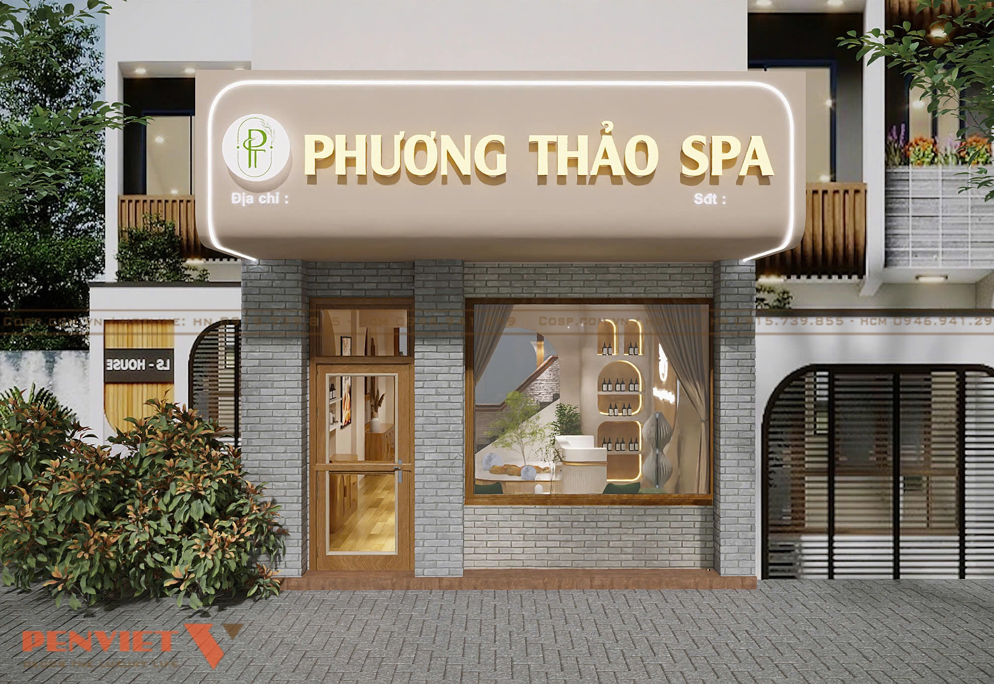 Spa với thiết kế ấn tượng