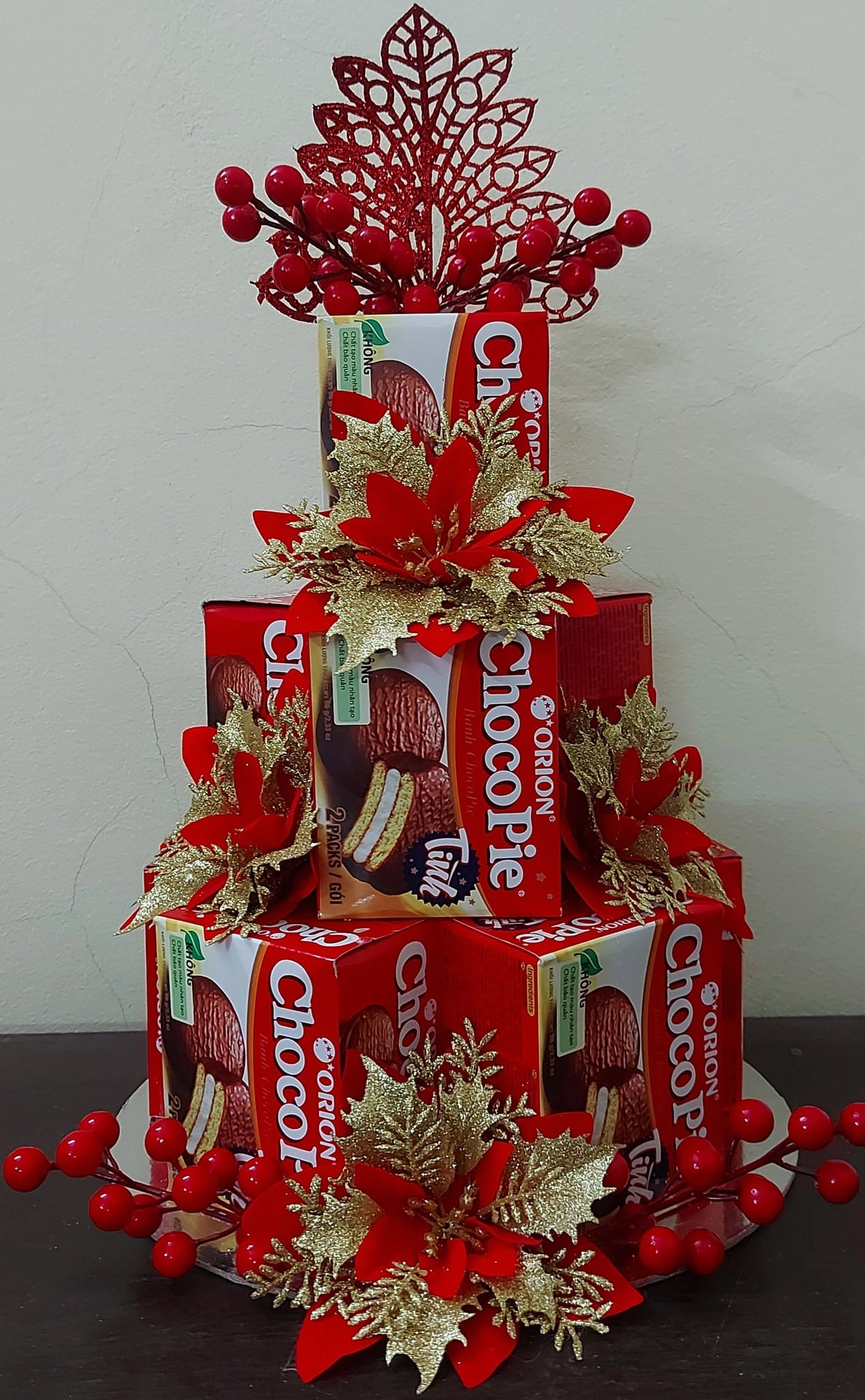 Tháp bánh tết mini