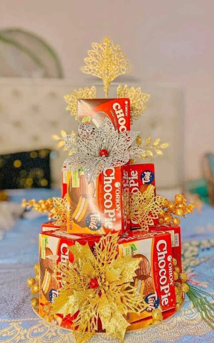 Tháp bánh Tết Tháp bánh Tết
