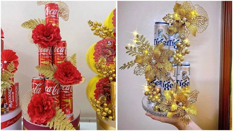 Tháp nước được trang trí bắt mắt