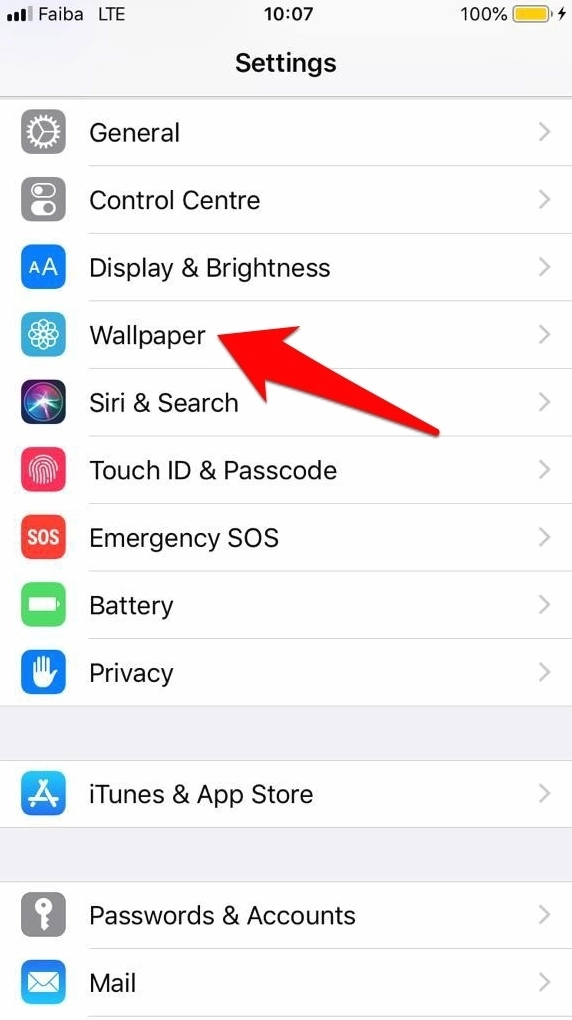 Thiết lập hình nền động trên iPhone