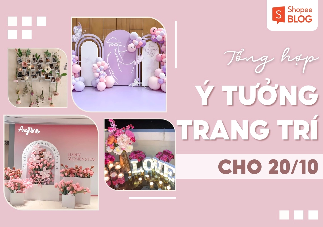 Thumbnail ý tưởng trang trí 20/10