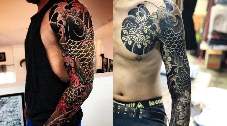 Tổng hợp hình xăm full tay nam