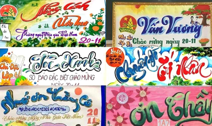 Trang trí đầu báo tường đơn giản cho ngày quốc tế thiếu nhi