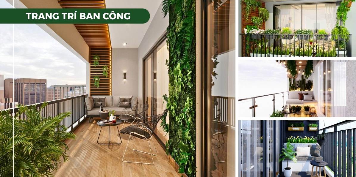 Trang trí ban công đẹp