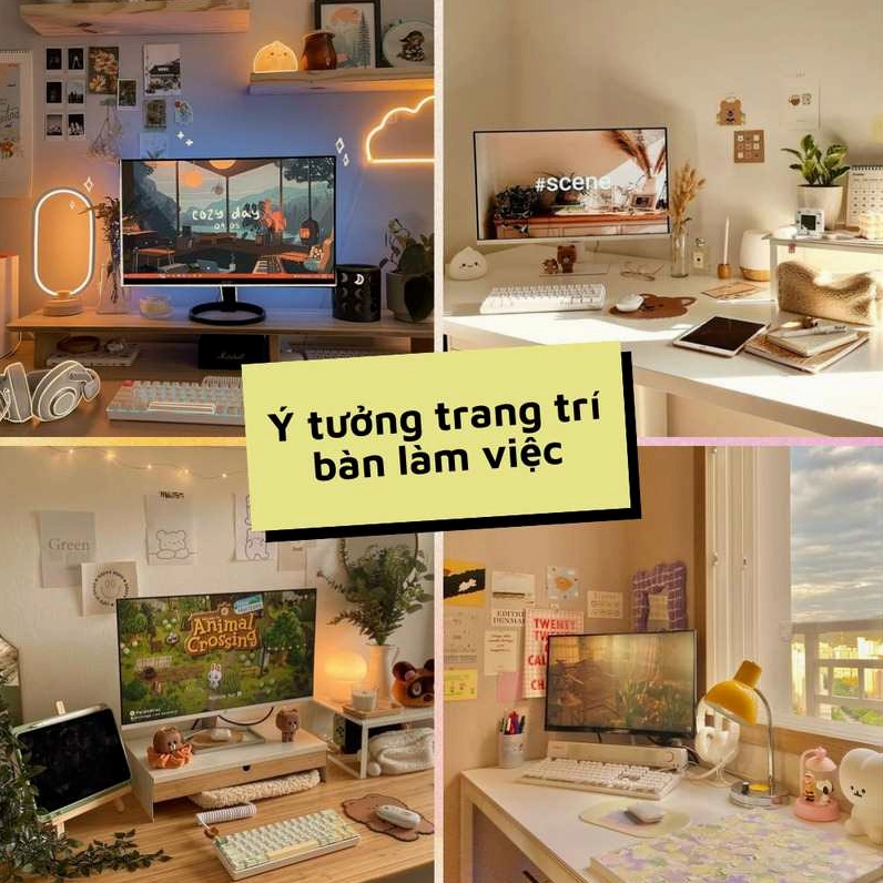 Trang trí bàn làm việc