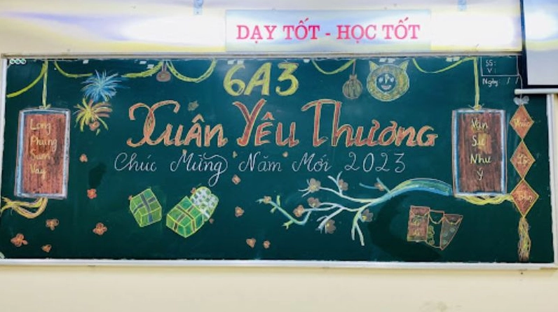 Trang trí bảng học sinh