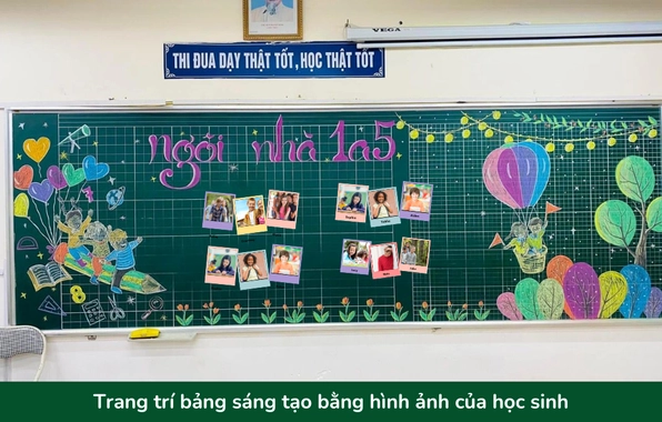 Trang trí bảng tổng kết năm học