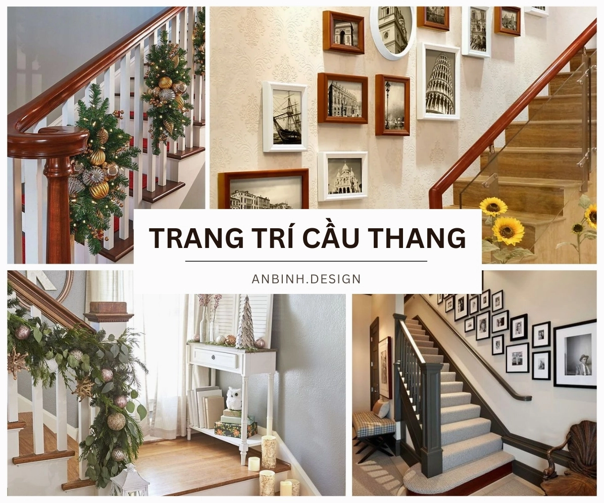 Trang trí cầu thang đẹp
