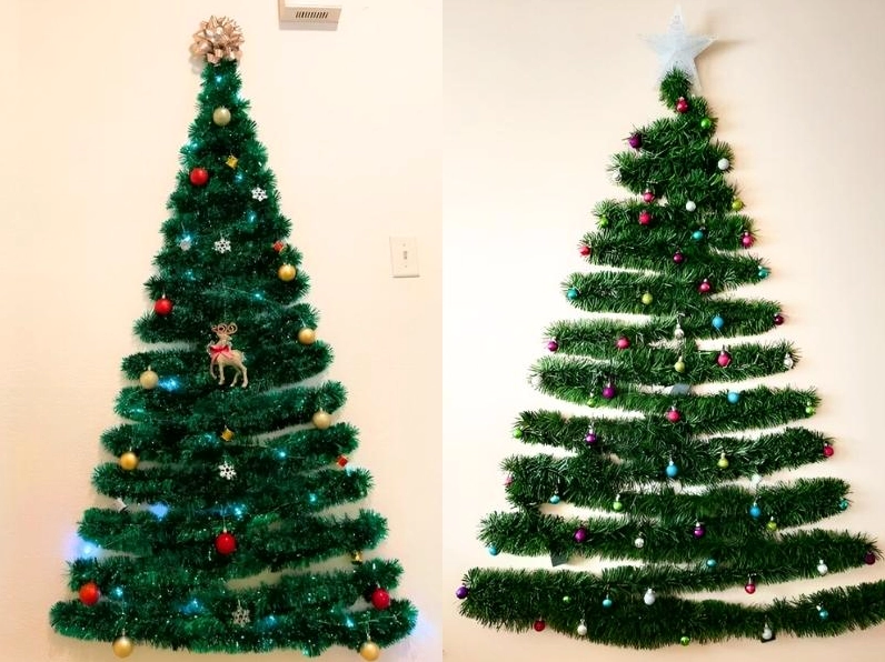 Trang trí cây thông Noel với nơ