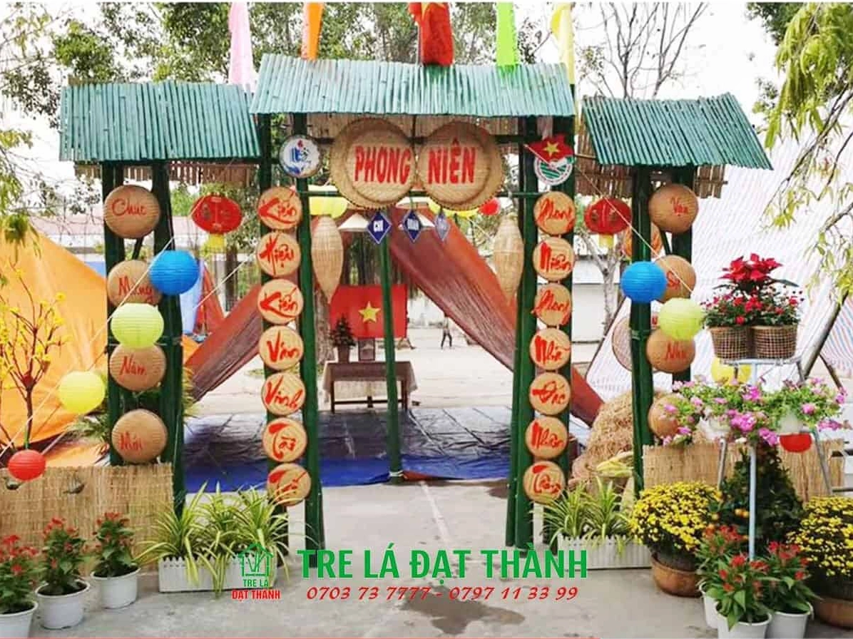 Trang trí cổng nhà bằng hoa