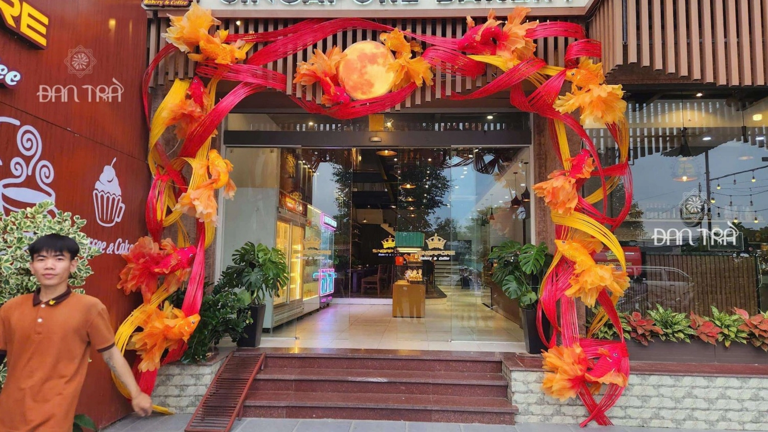 Trang trí cổng tết độc đáo