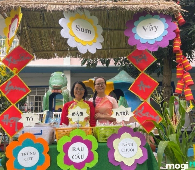 Trang trí gian hàng ẩm thực