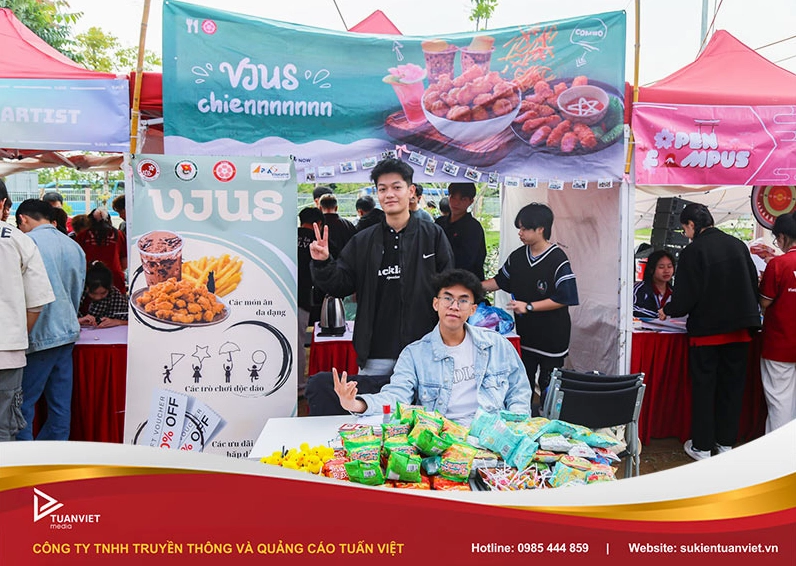 Trang trí gian hàng sáng tạo độc đáo