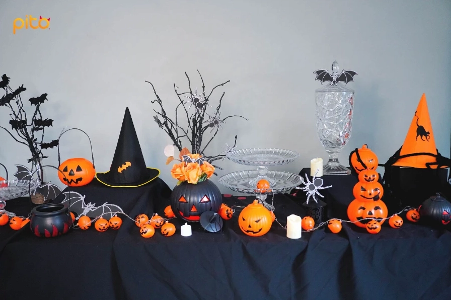 Trang trí Halloween với bí ngô