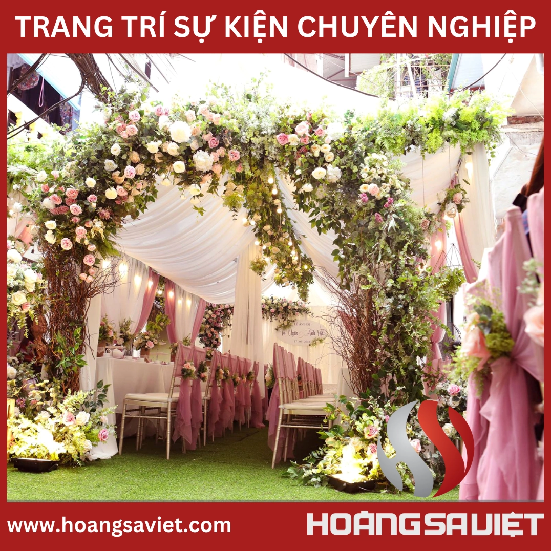 Trang trí không gian sự kiện