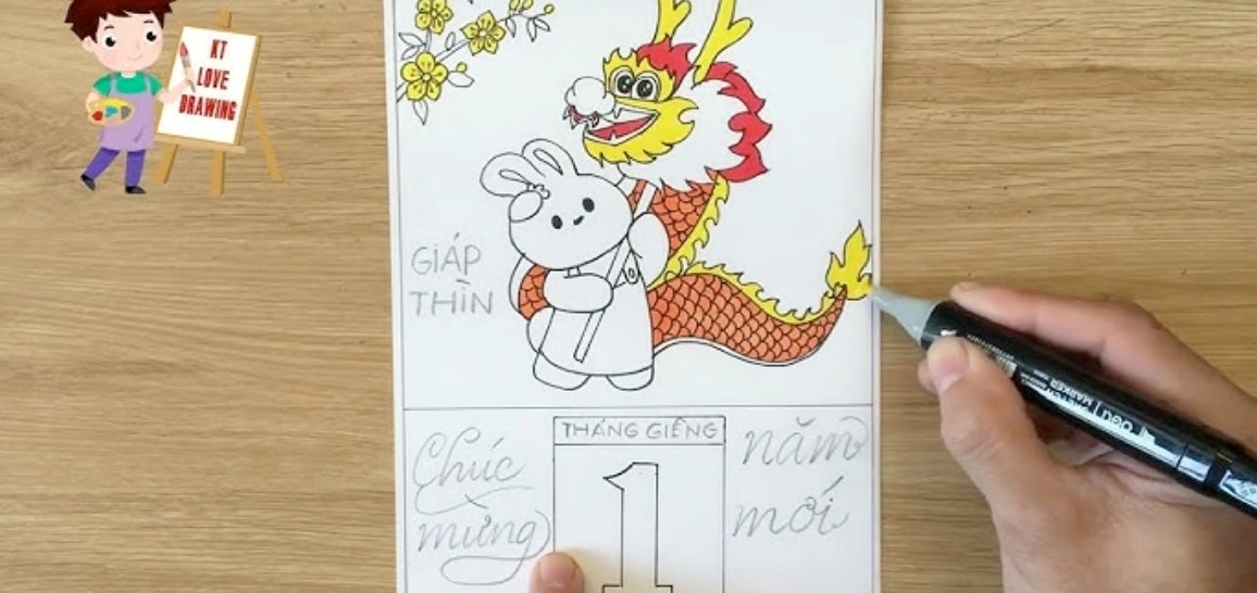 Trang trí lịch cho bé