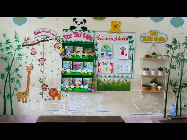 Trang trí lớp học độc đáo