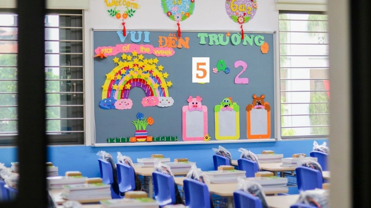 Trang trí lớp học theo chủ đề thiên nhiên