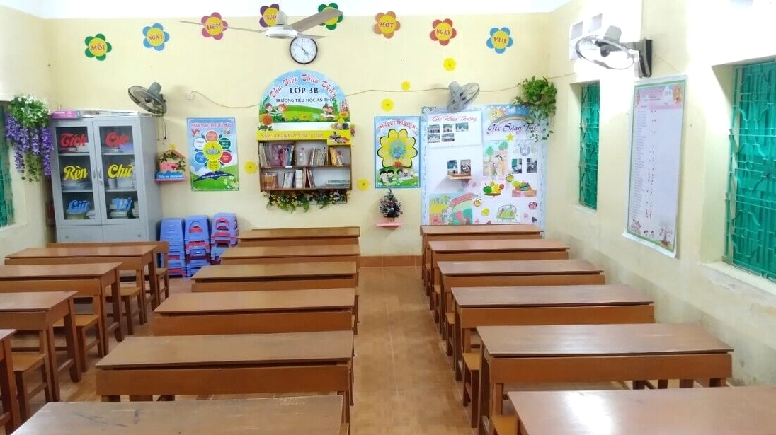 Trang trí lớp học tiểu học với các góc học tập sáng tạo
