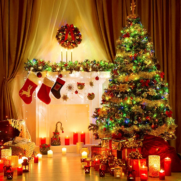 Trang trí Noel cửa hàng