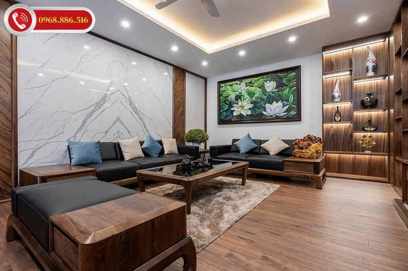 Trang trí phòng khách nhà cấp 4