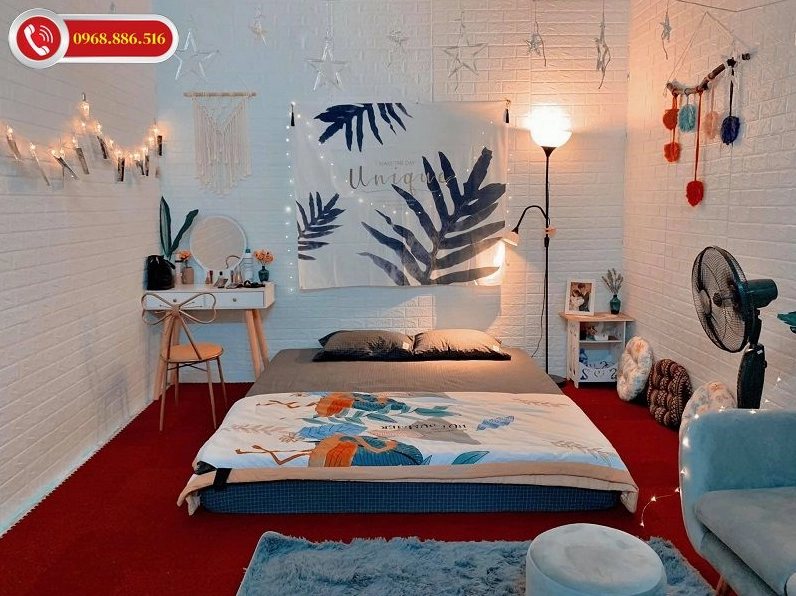 Trang trí phòng ngủ ấm cúng