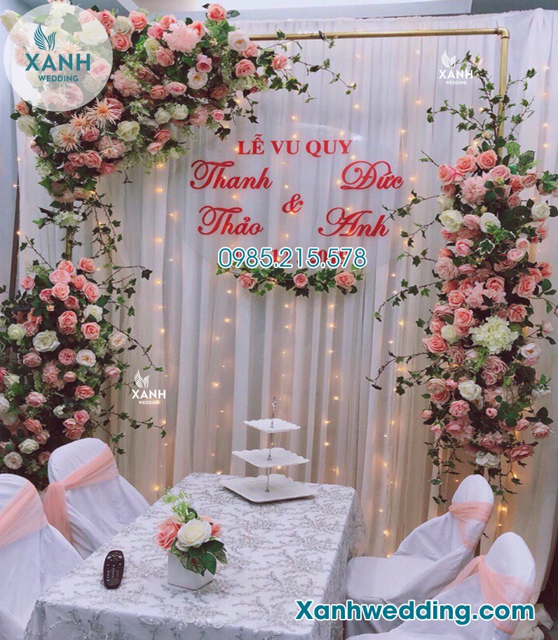Trang trí phòng VIP đám cưới