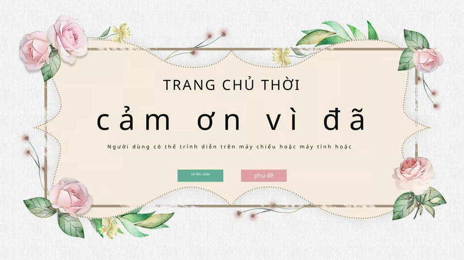 Trang trí PowerPoint văn phòng tối giản