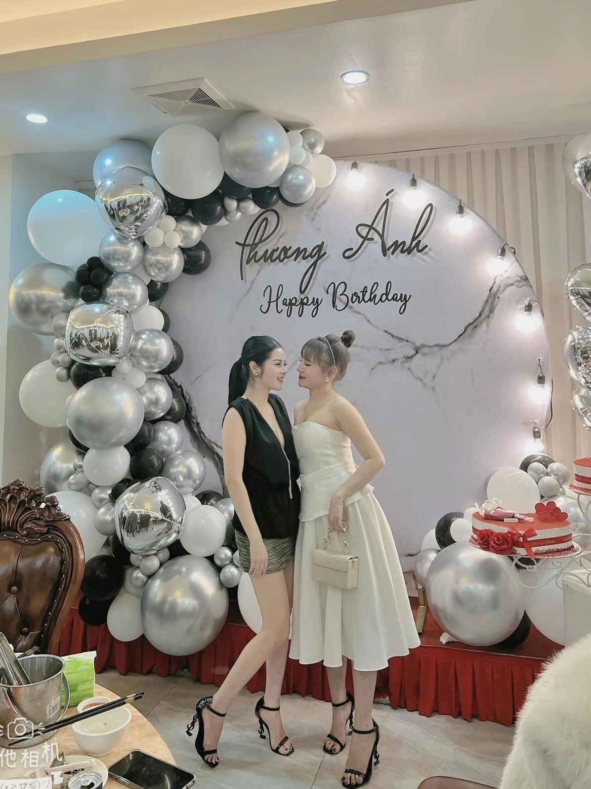Trang trí sinh nhật màu hồng pastel