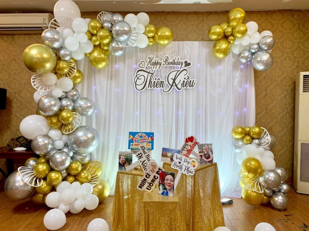Trang trí sinh nhật mini cho bé