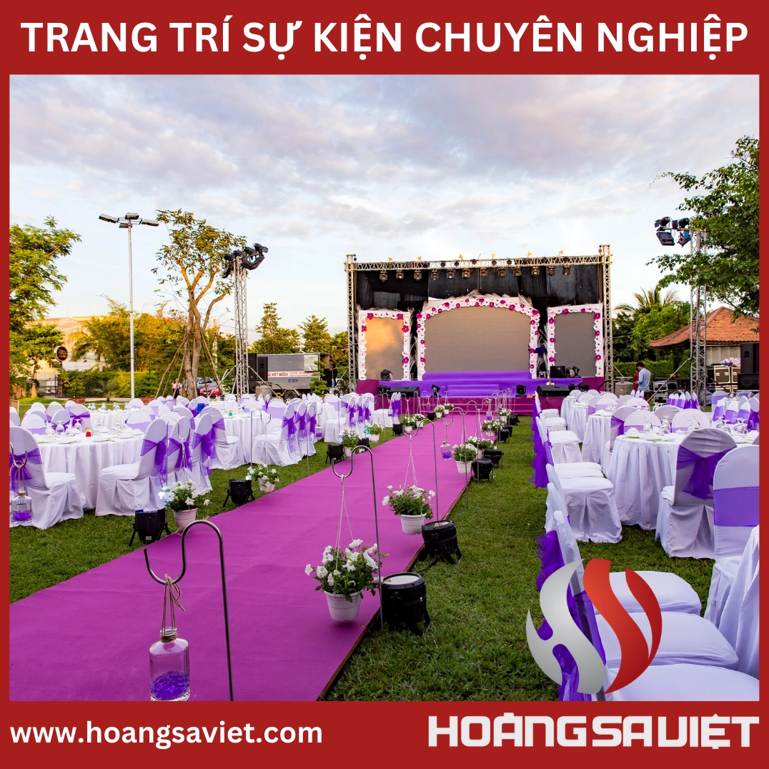 Trang trí sự kiện chuyên nghiệp