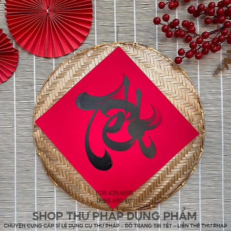 Trang trí Tết với thư pháp
