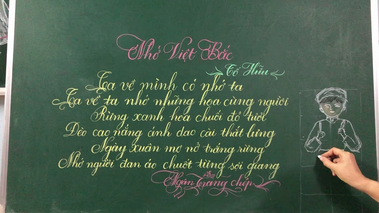 Trang trí thơ đẹp